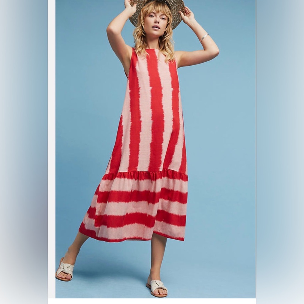 Cotton midi dress by Nor Black Nor White